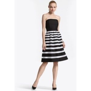 Strapless Striped Dress